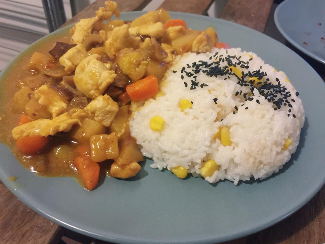 咖喱鸡饭