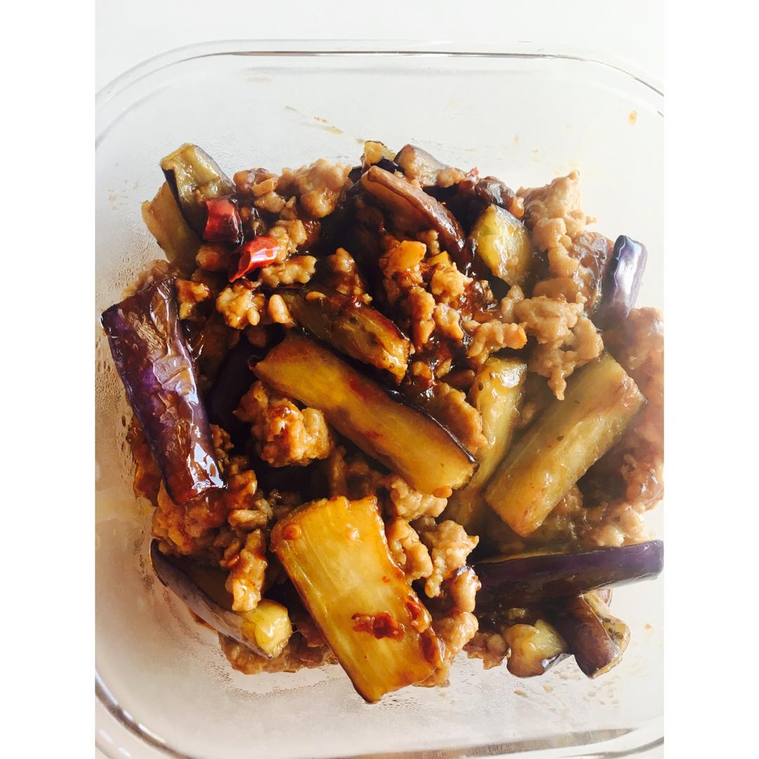 红烧肉沫茄子