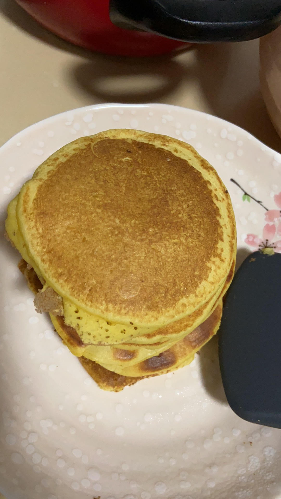 玉米面松饼，早起5分钟搞定，又软又健康