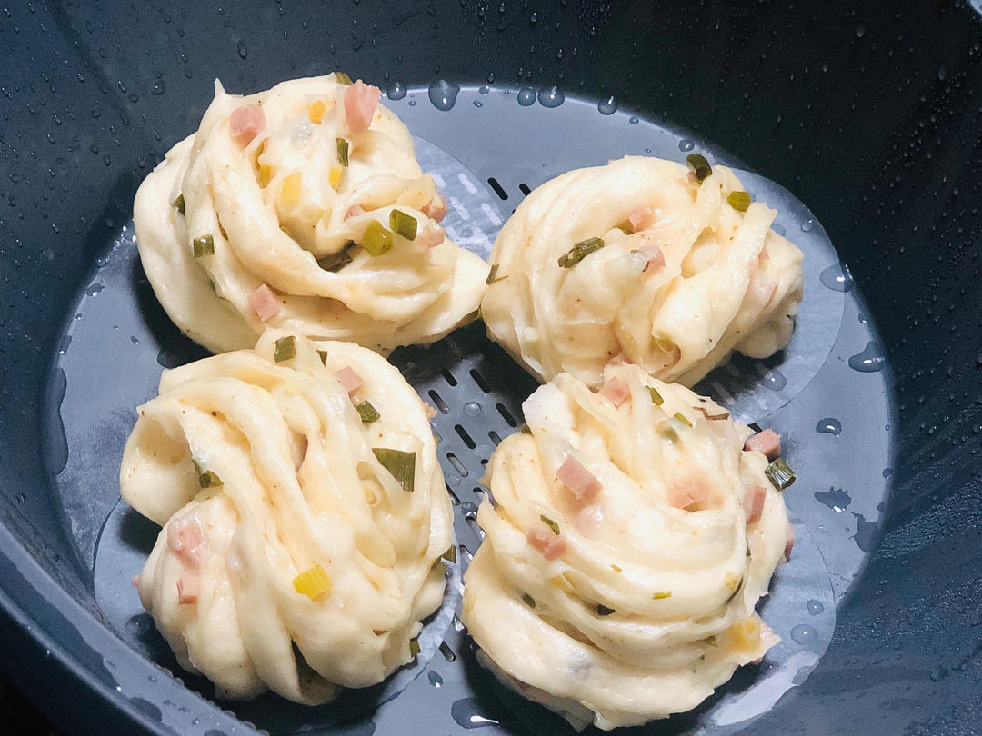 葱油椒盐花卷