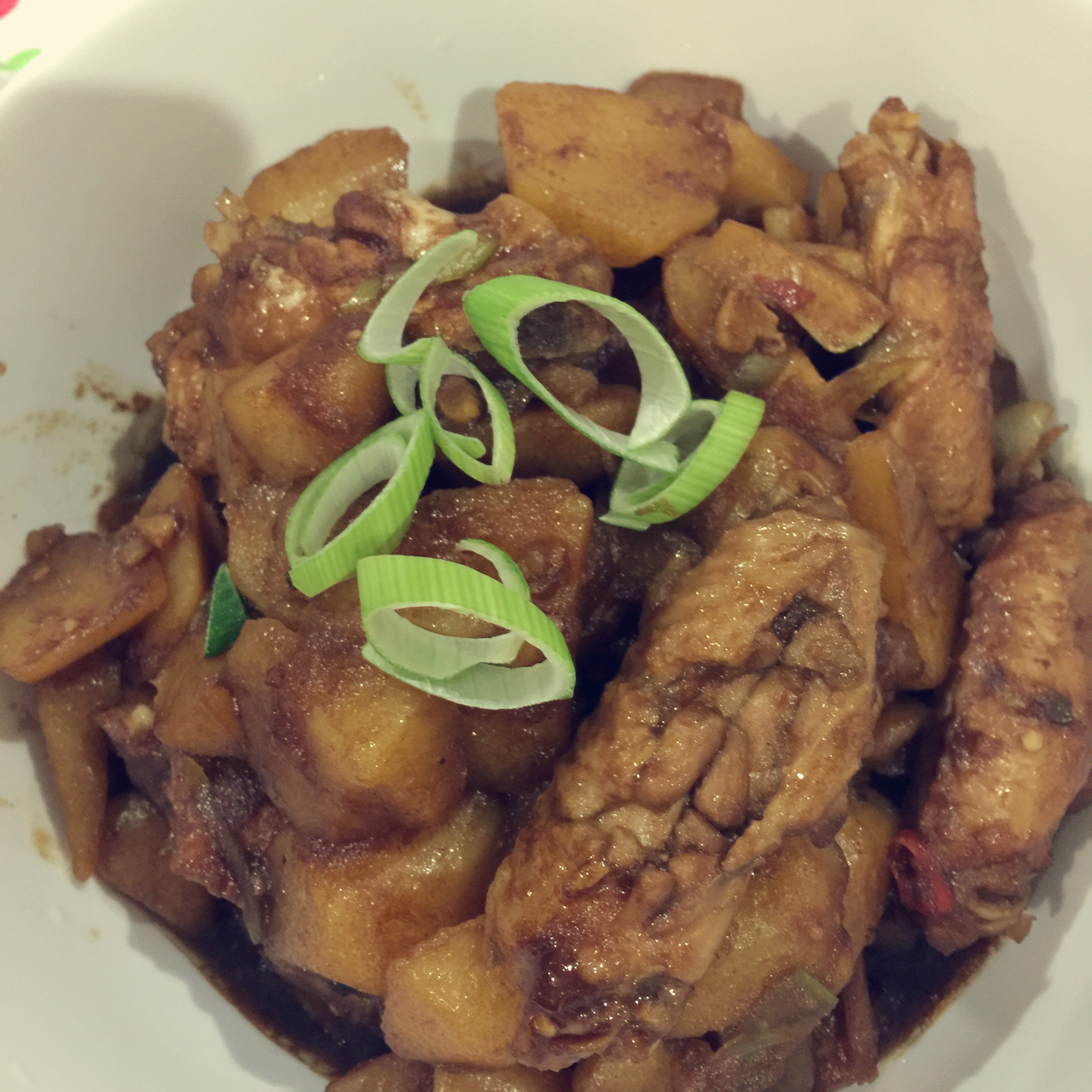 土豆炖鸡翅（快手零失败）