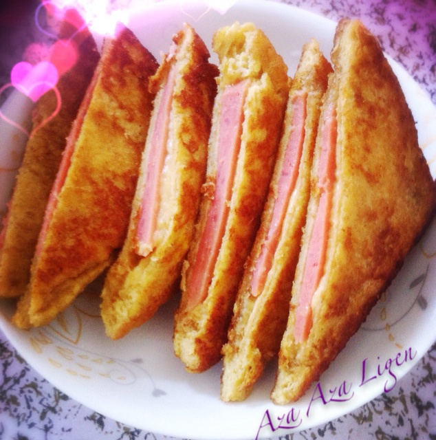 港式小食火腿西多士