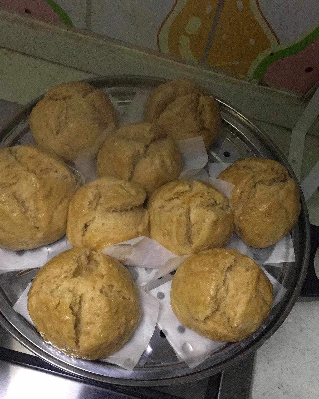 红糖燕麦开花馒头