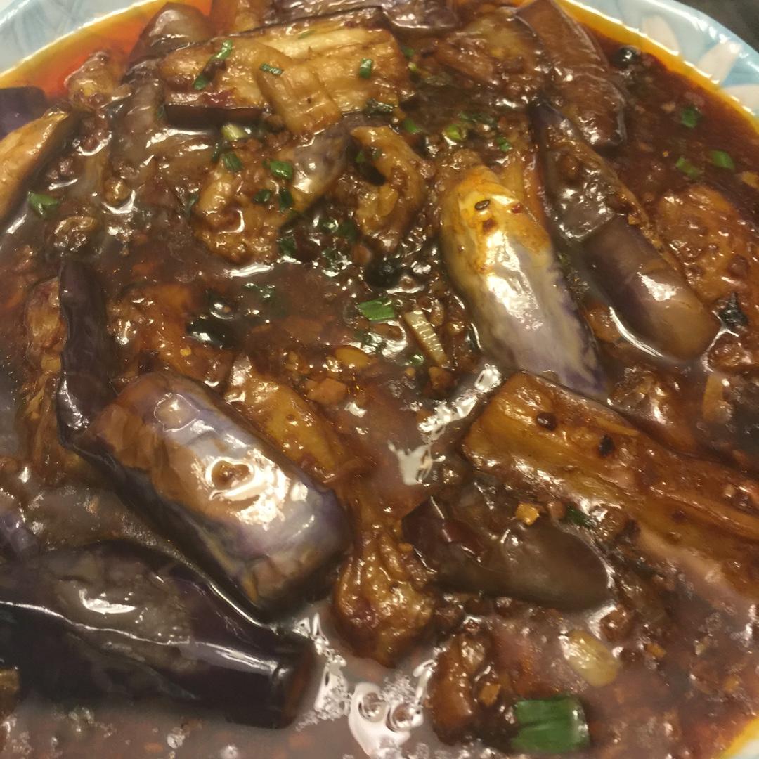 红烧肉沫茄子