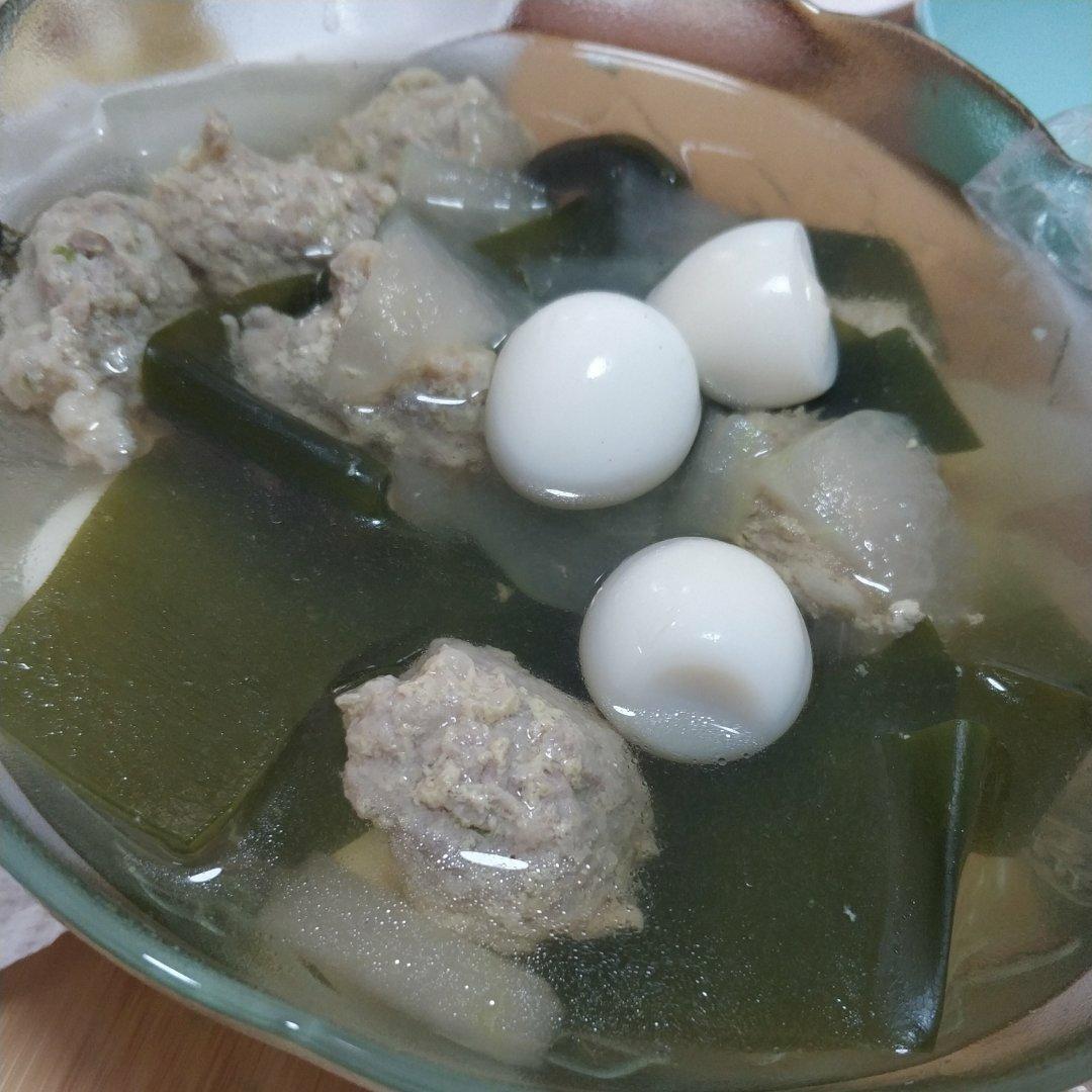 不用油不开油锅【冬瓜肉圆汤】