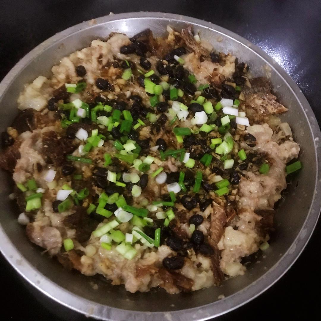 豆豉鲮鱼蒸猪肉