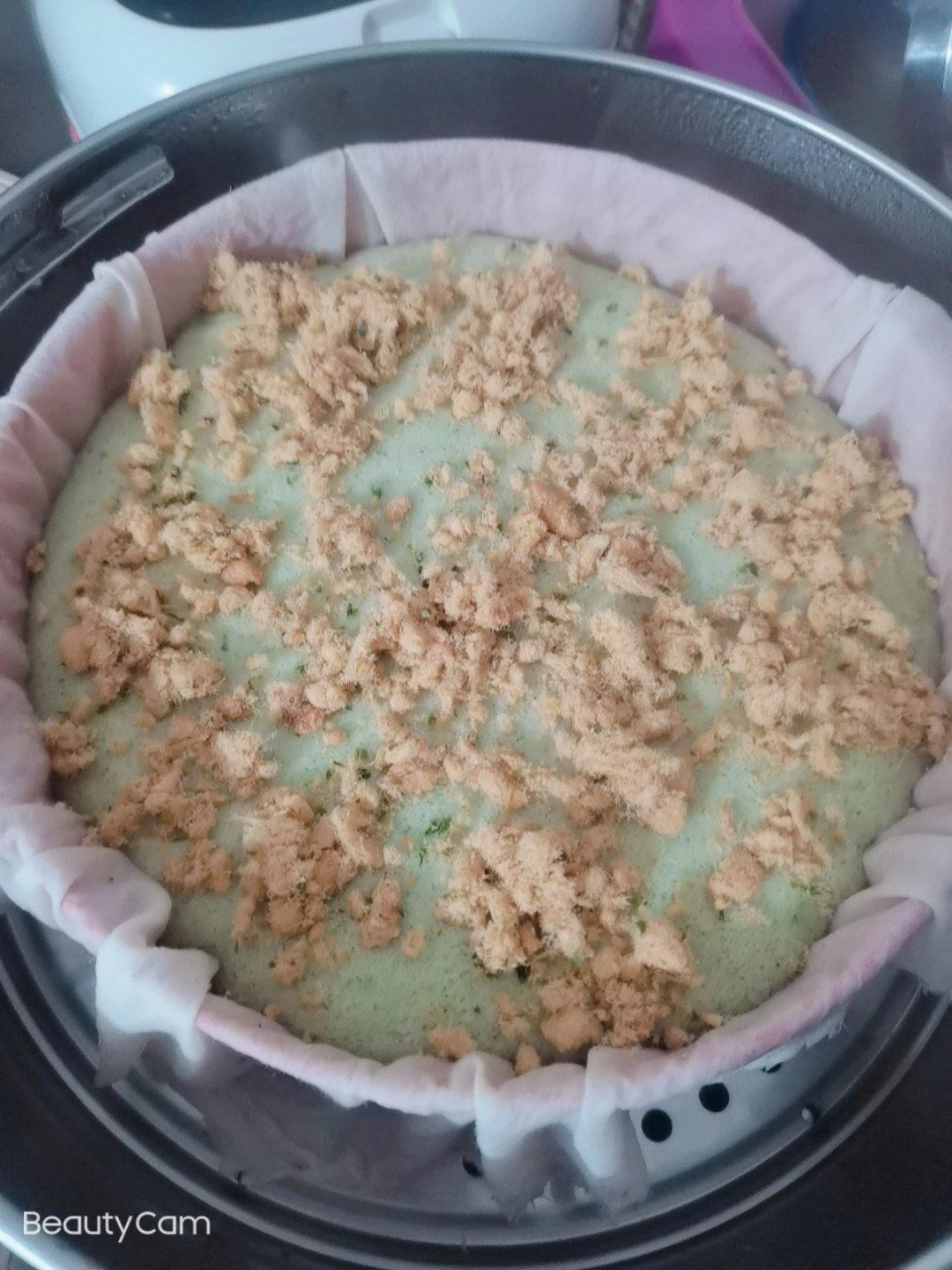 蒸糯米蛋糕：不分蛋无油无水无泡打粉可蒸可烤可电饭煲