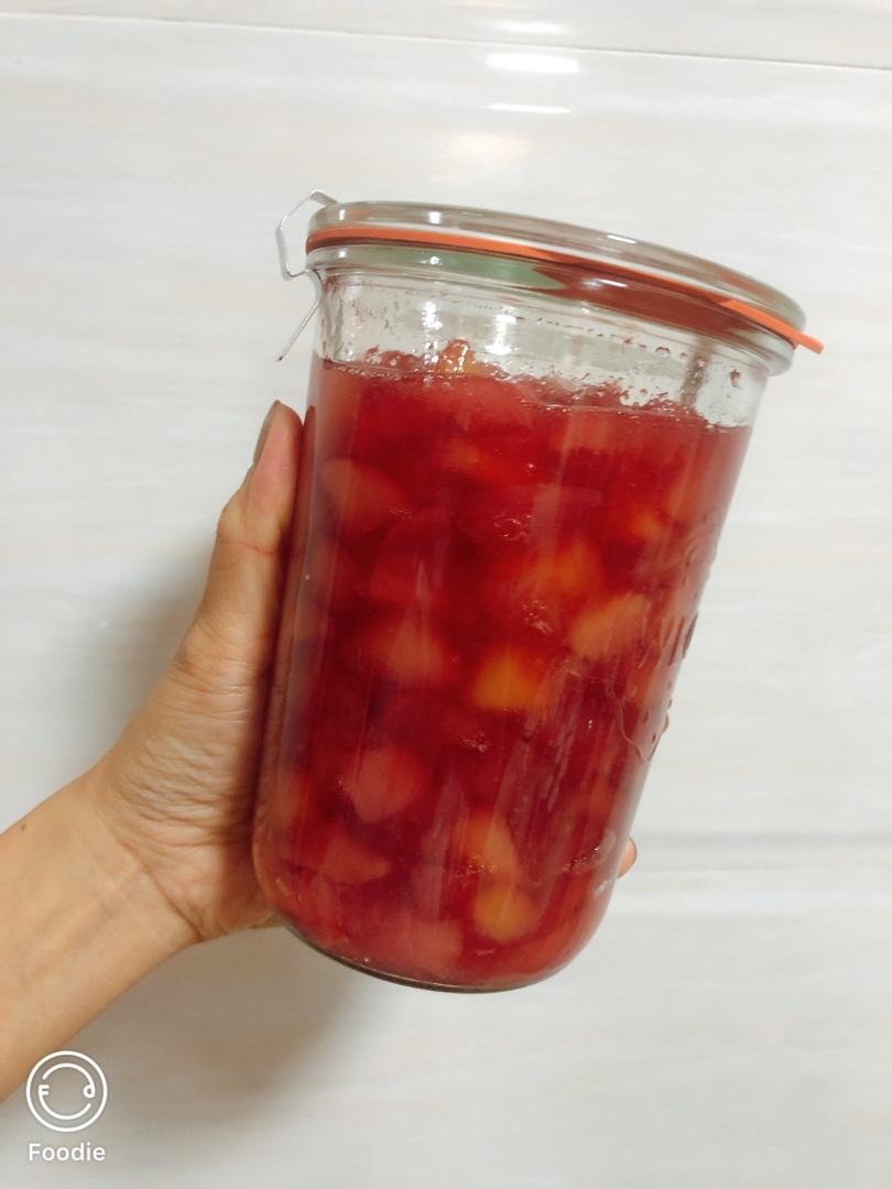 大颗果肉水蜜桃果酱