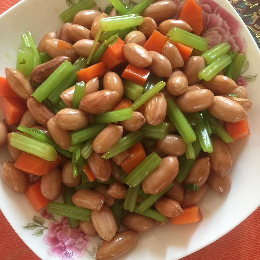 手机用户2314_dy1t做的凉拌芹菜花生米胡萝卜