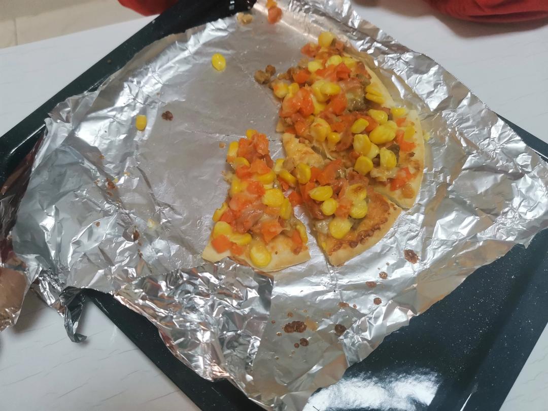 自制鸡肉披萨🍕比外面好吃百倍❗️超级拉丝❗️