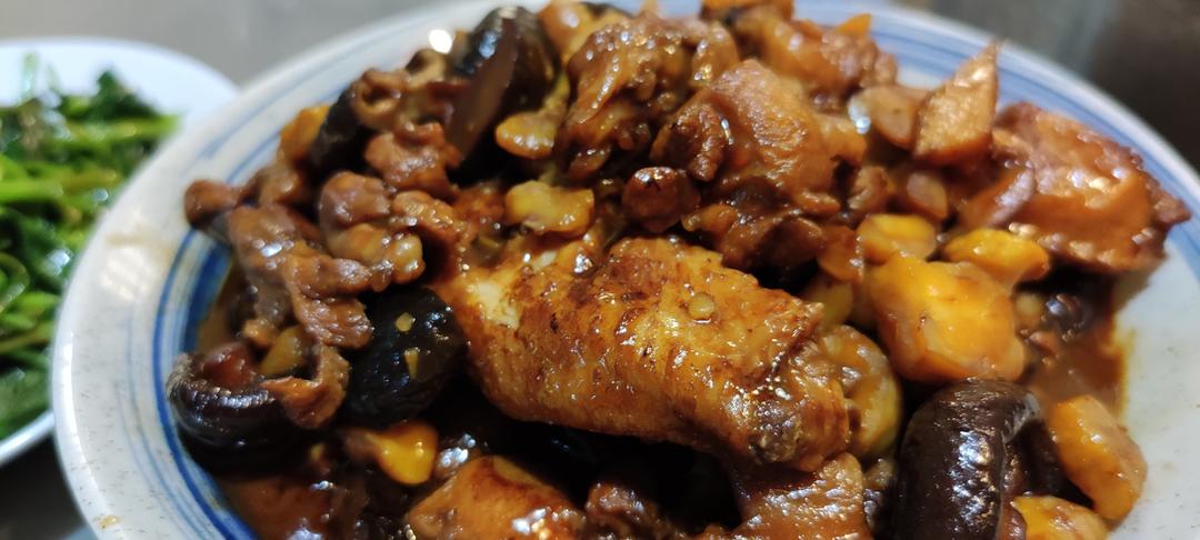 【栗子烧鸡】鸡肉都给你吃，栗子归我~