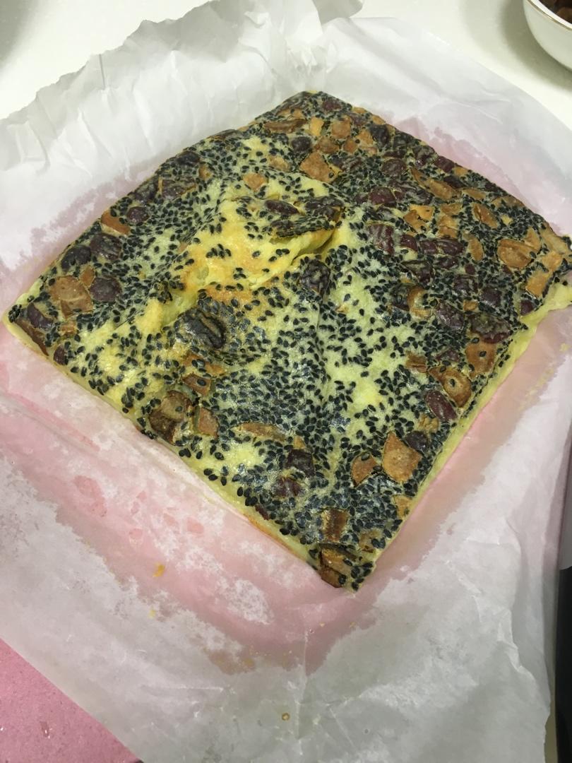 🔥无需揉面！酥到掉渣的蔓越莓烤年糕！