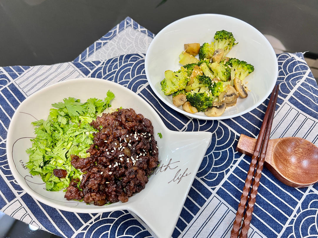 香菜肉末拌饭|一厨十好