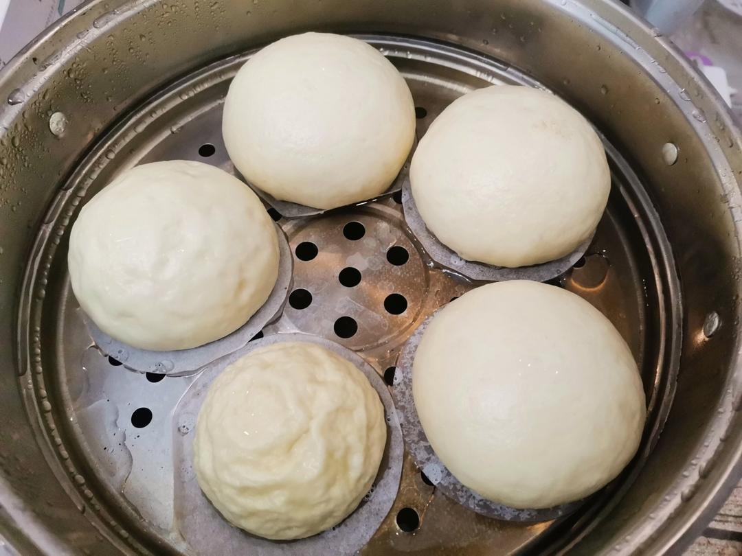 老面戗面白馒头