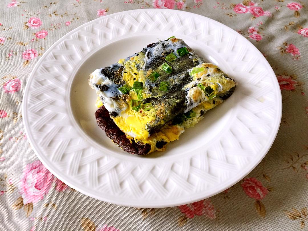 紫米煎饼的做法