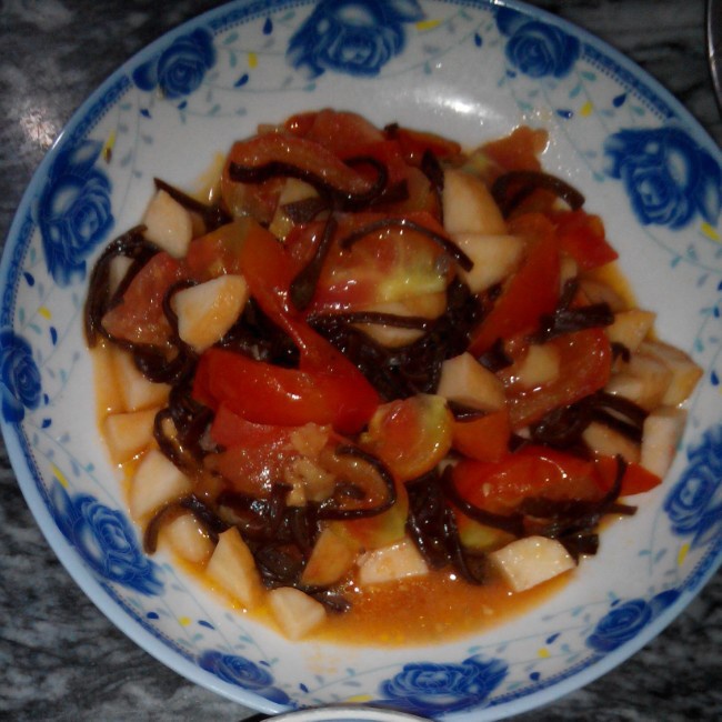 黑木耳番茄炒鸡蛋