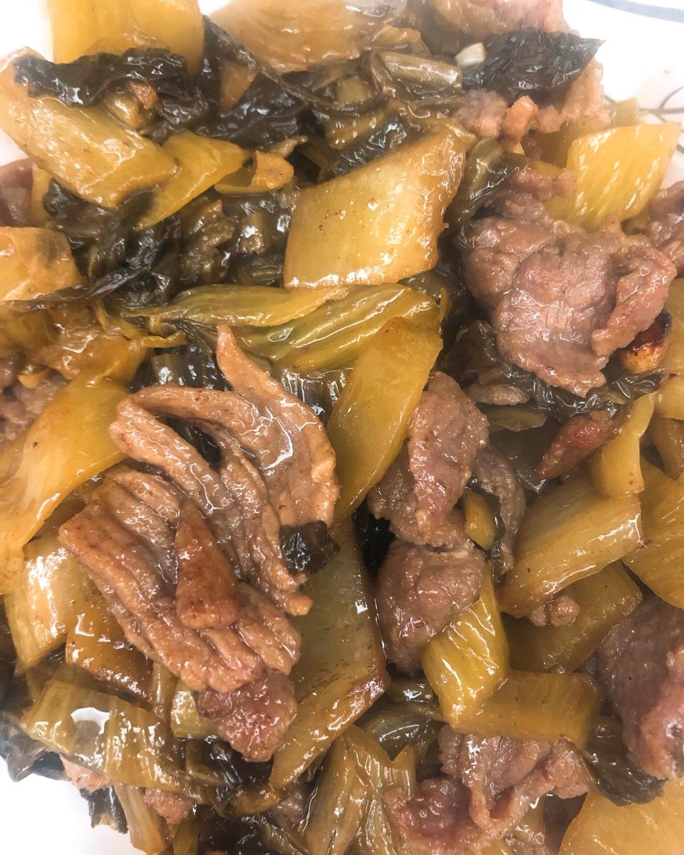 牛肉炒酸菜