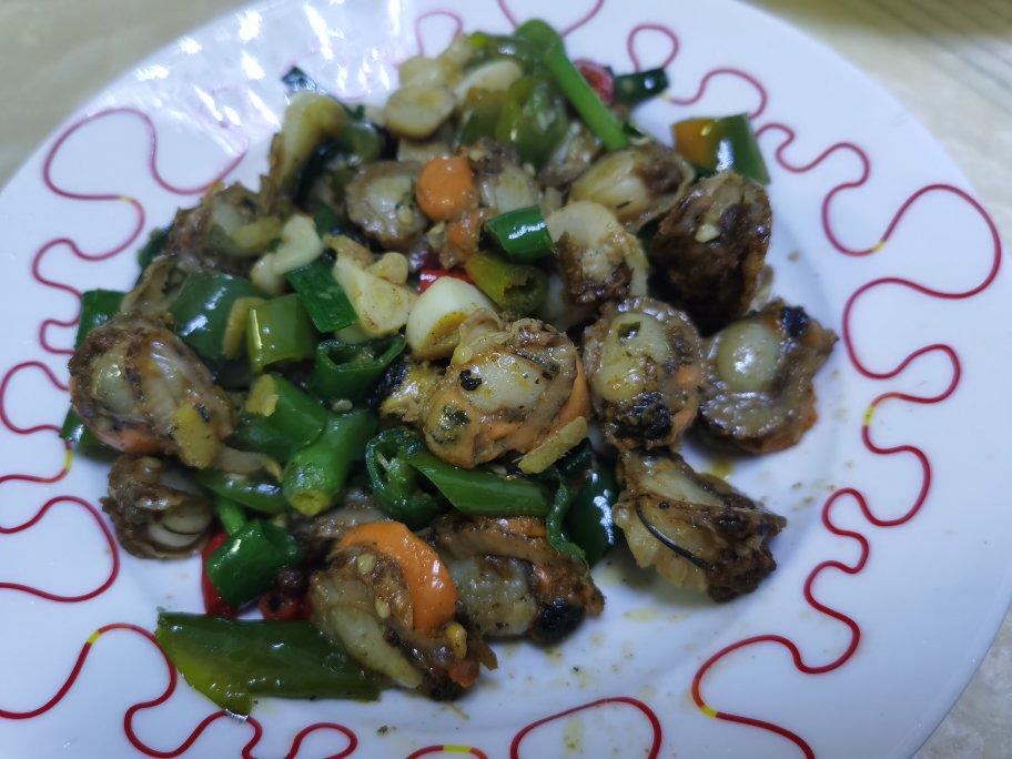 辣炒扇贝肉