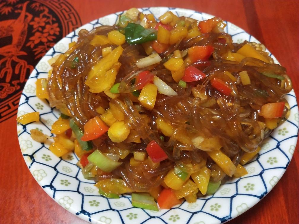 东北炒粉丝的做法