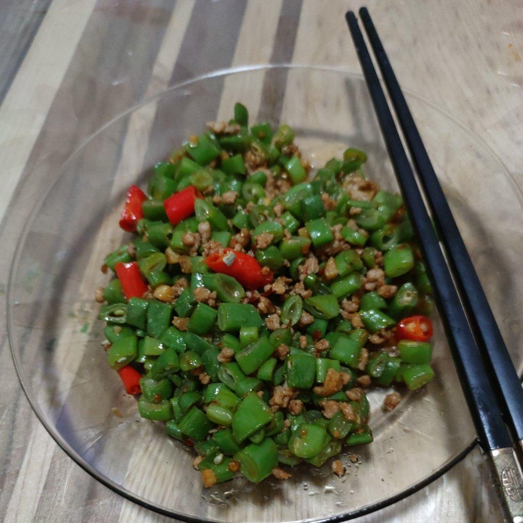 四季豆丁肉沫