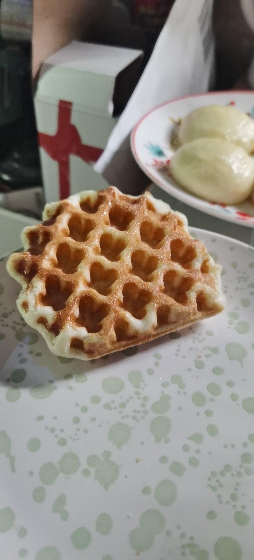 隔夜也不会硬的酵母版华夫饼