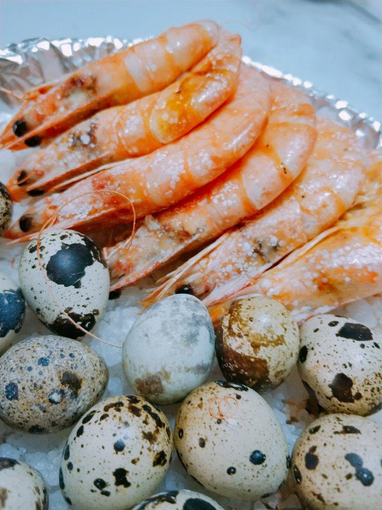 原汁原味的盐焗虾