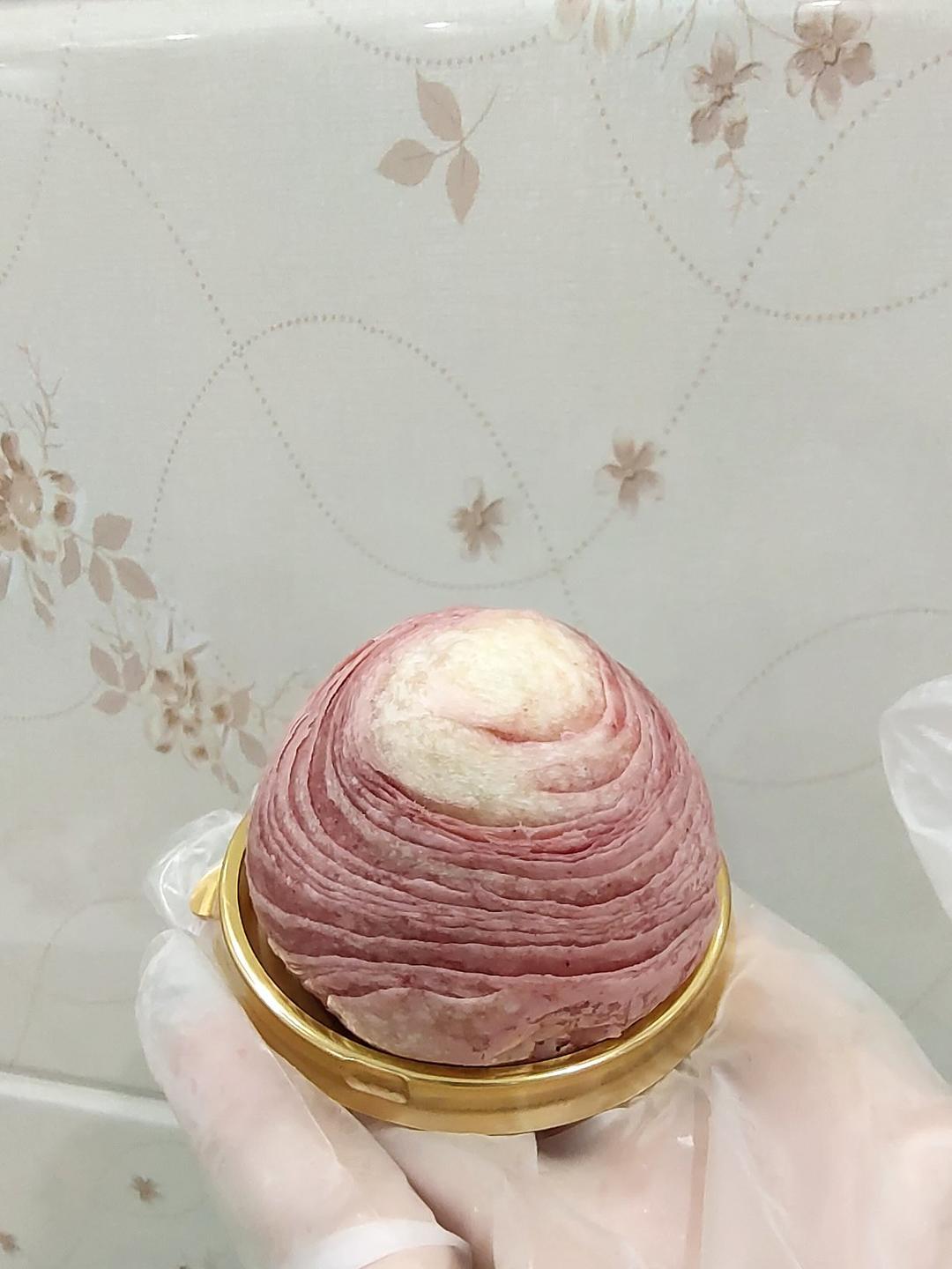 蛋黄酥~紫薯、抹茶、原味~花好月圆，中秋快乐~内附一次做六色蛋黄酥方法~