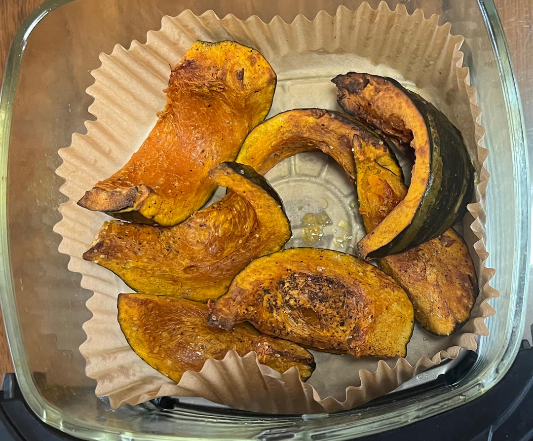 爆好吃❗️低脂烤南瓜！又甜又糯馋哭了