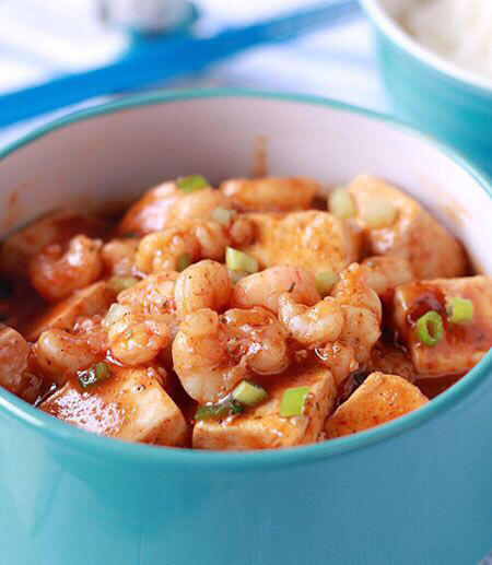 虾仁豆腐