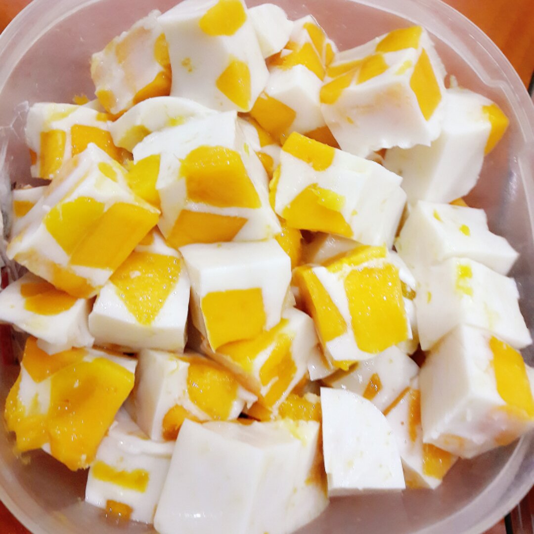 午后小甜点芒果椰汁糕教程