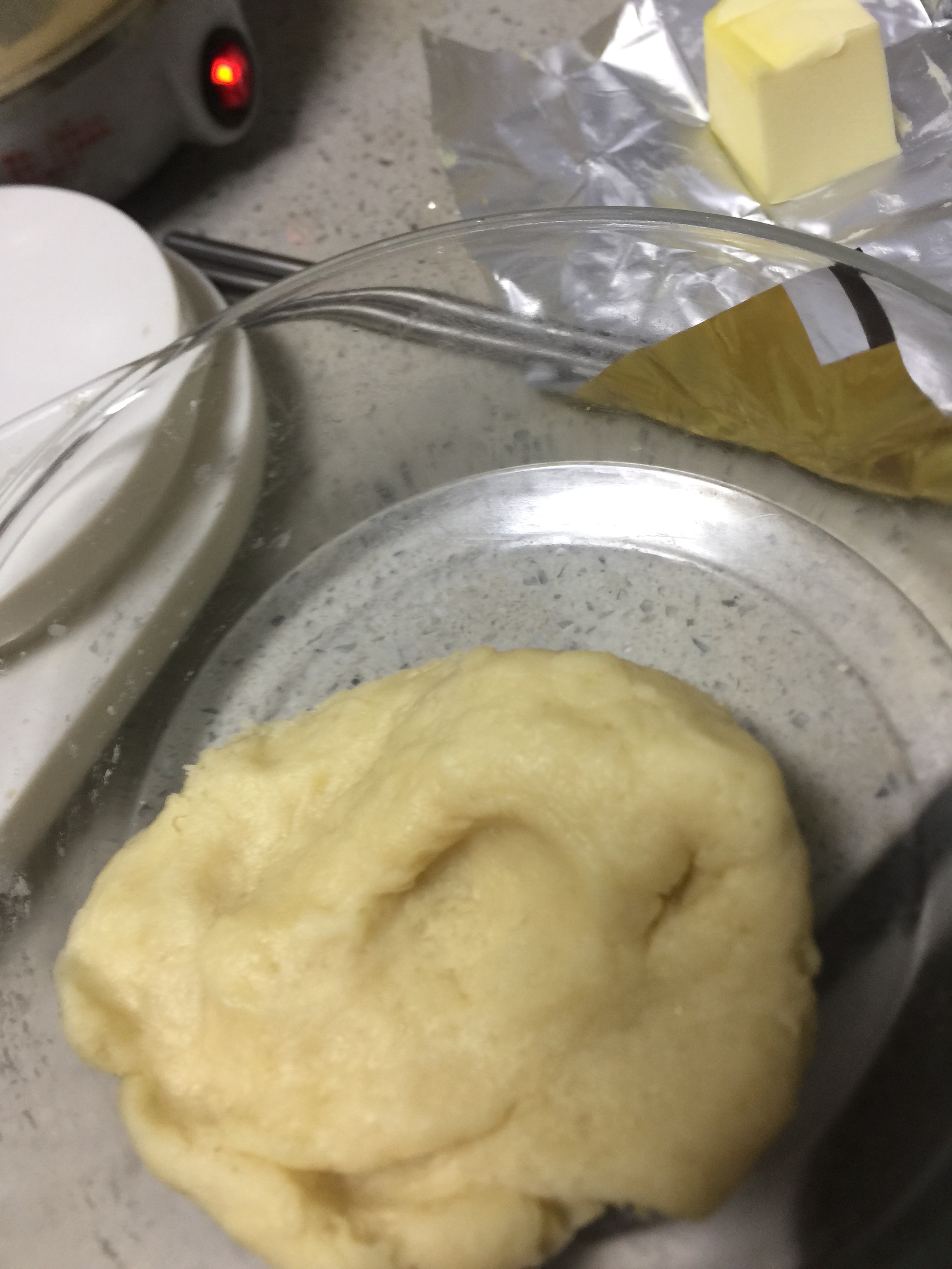 少油少糖的麻薯肉松蛋黄酥（附制作视频）的做法 步骤2