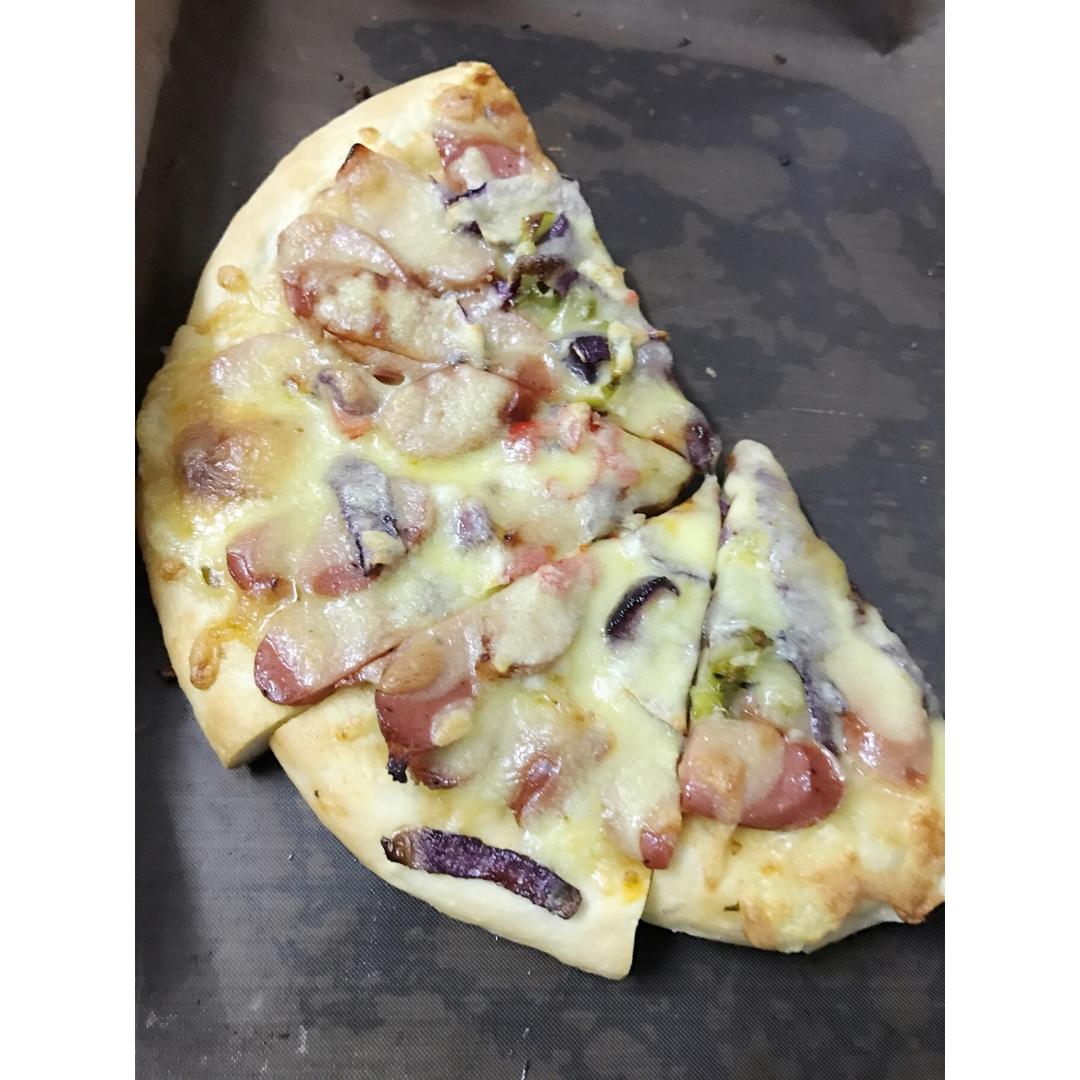 自制厚底披萨面饼