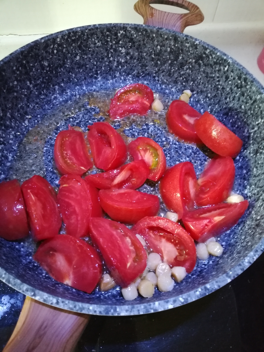西红柿炒冬瓜加干贝的做法 步骤9