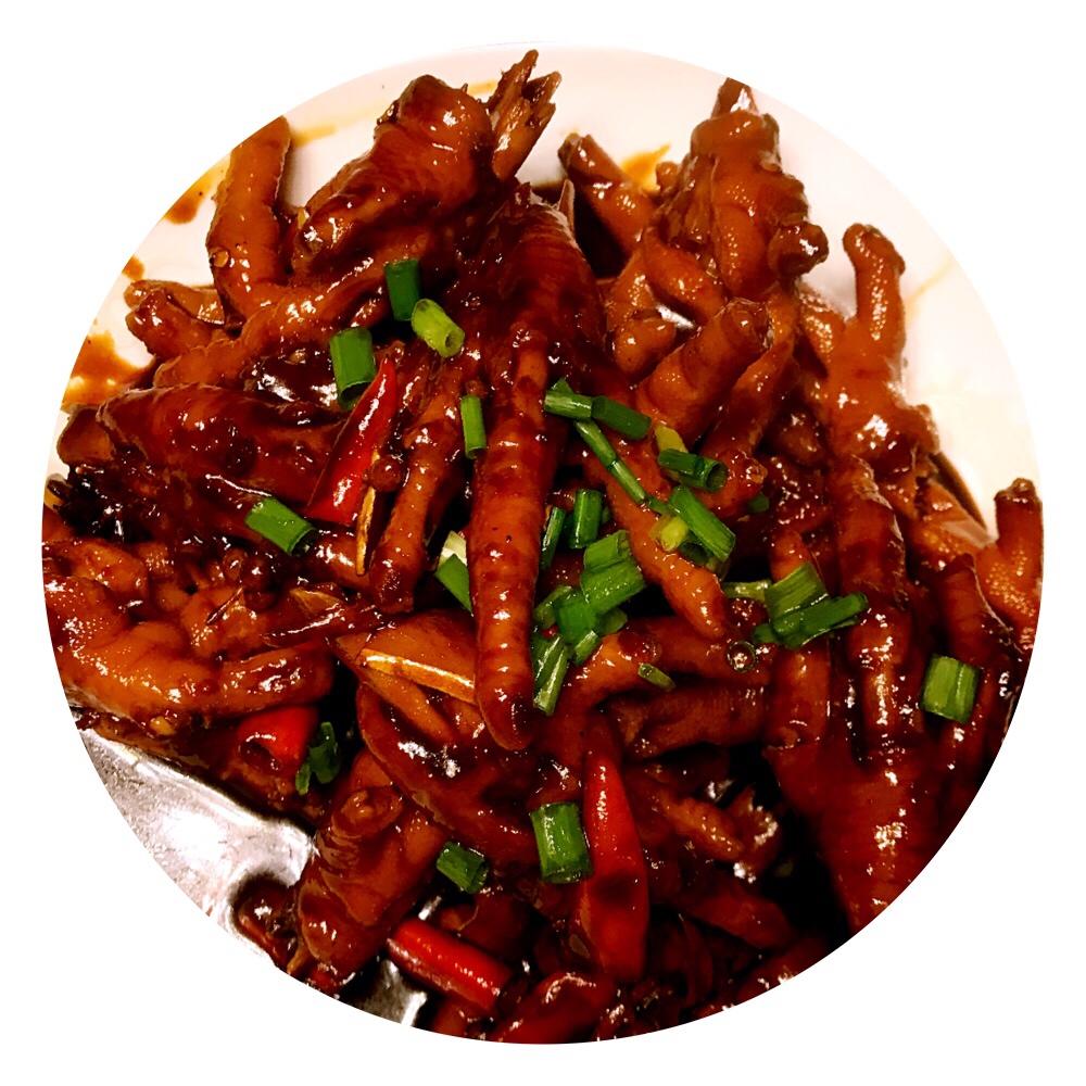 香辣烧鸡爪