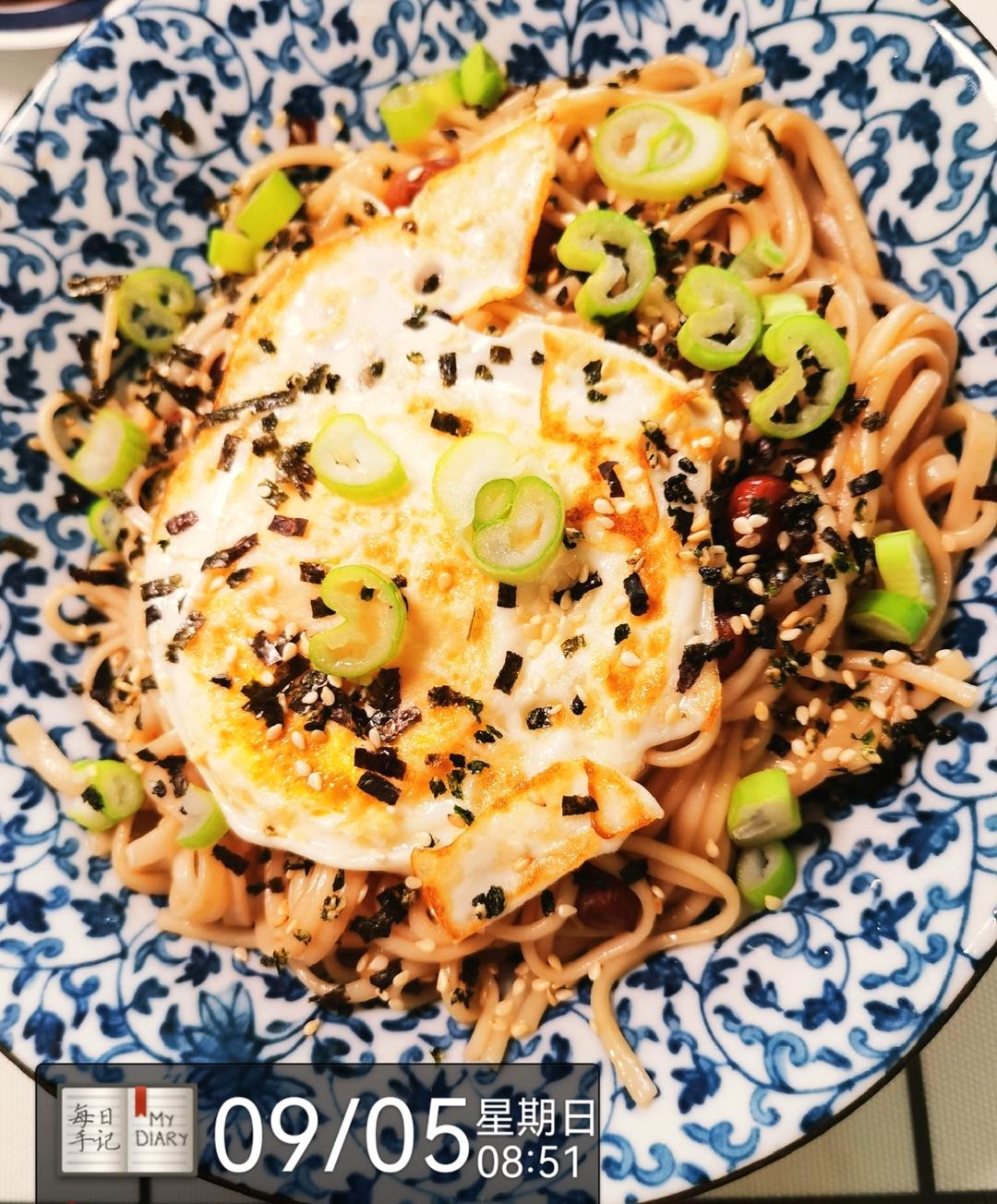 🍜向往的生活葱油拌面🍳（超详教程:炸葱油不分层的秘诀💯）👯