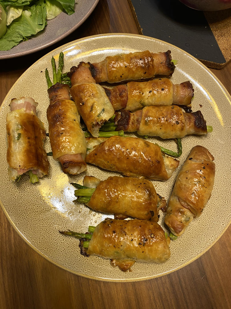 好吃到停不下来的芦笋培根卷