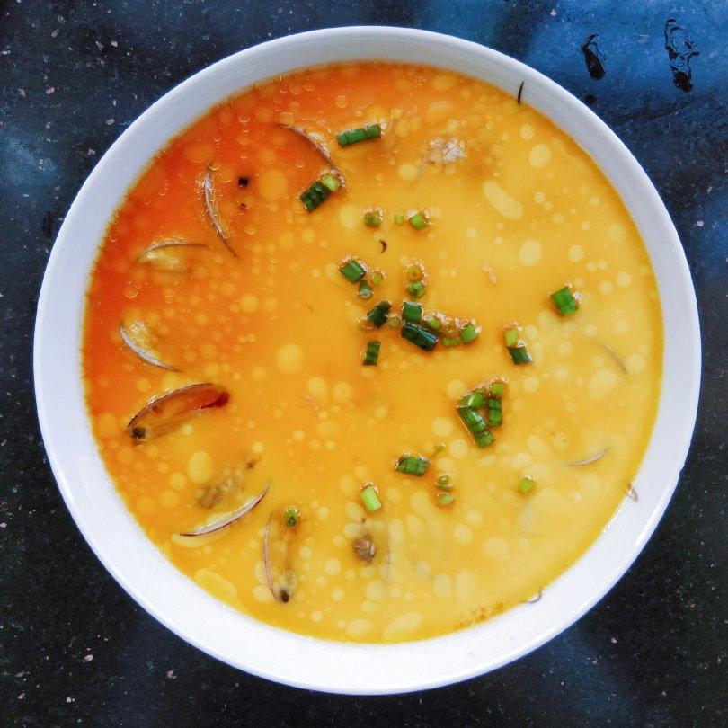 超滑嫩的蛤蜊炖蛋