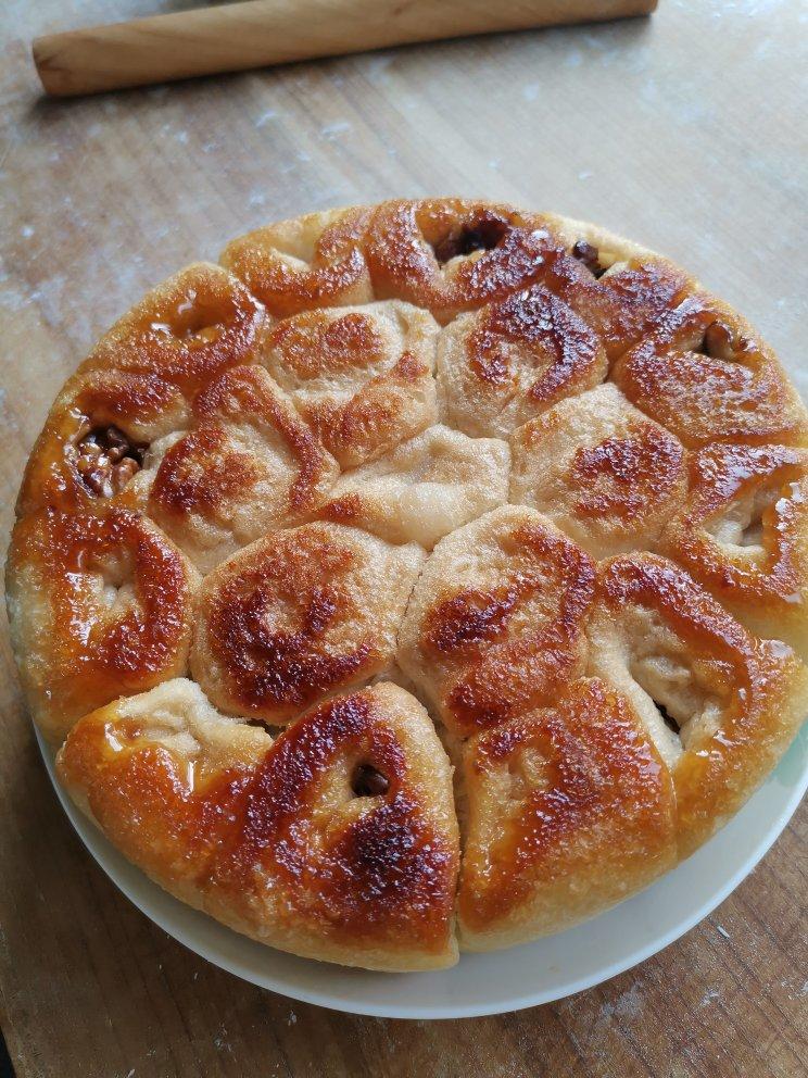 用电饭锅做奶香蜂蜜小面包特别好吃