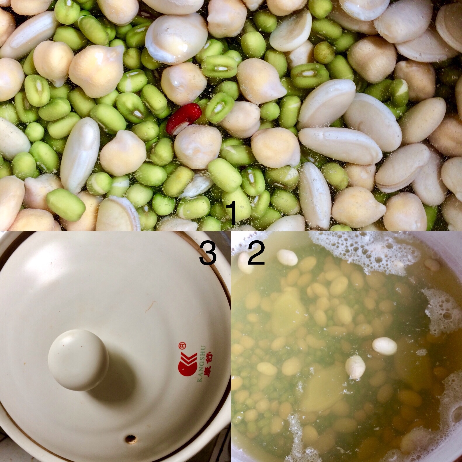 白玉菇杂蔬汤/砂锅煲～低脂纯素版的做法 步骤1