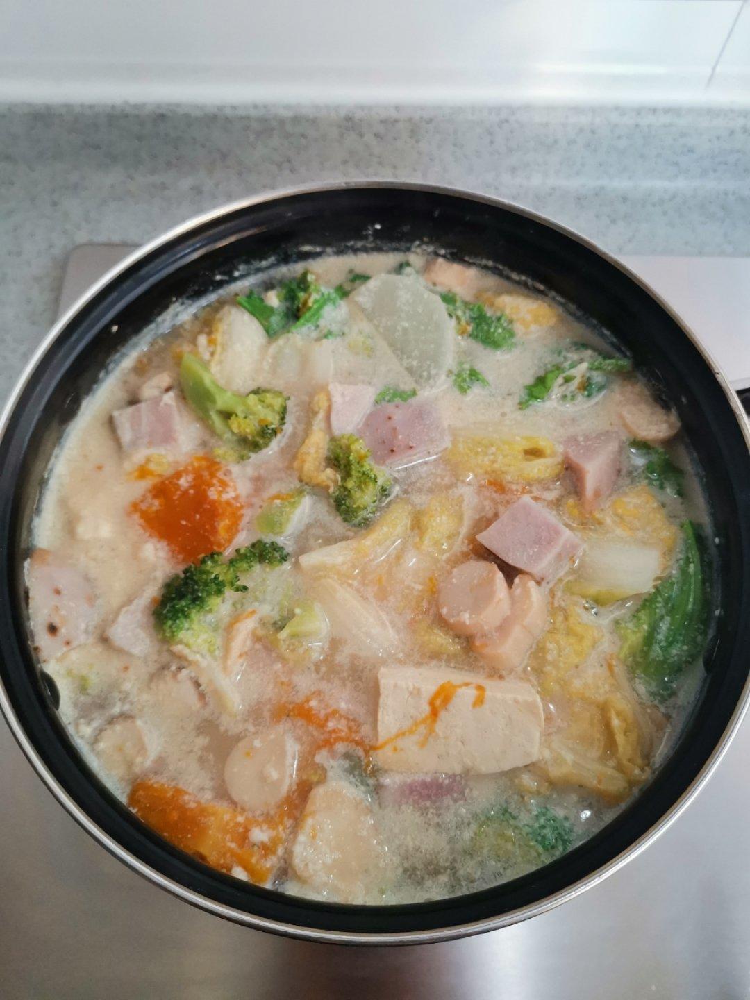 日式暖身豆乳锅