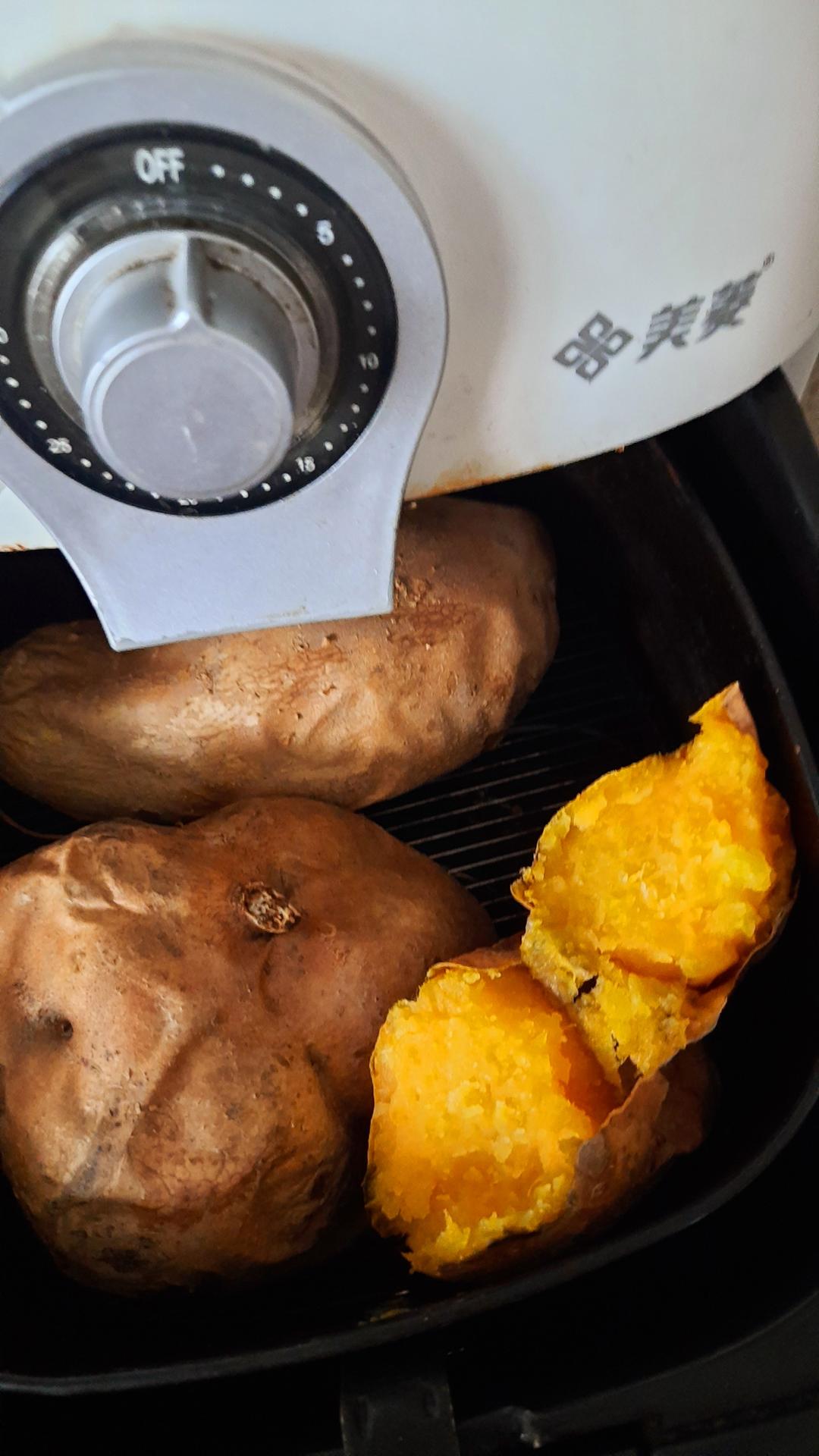 空气炸锅烤红薯的做法