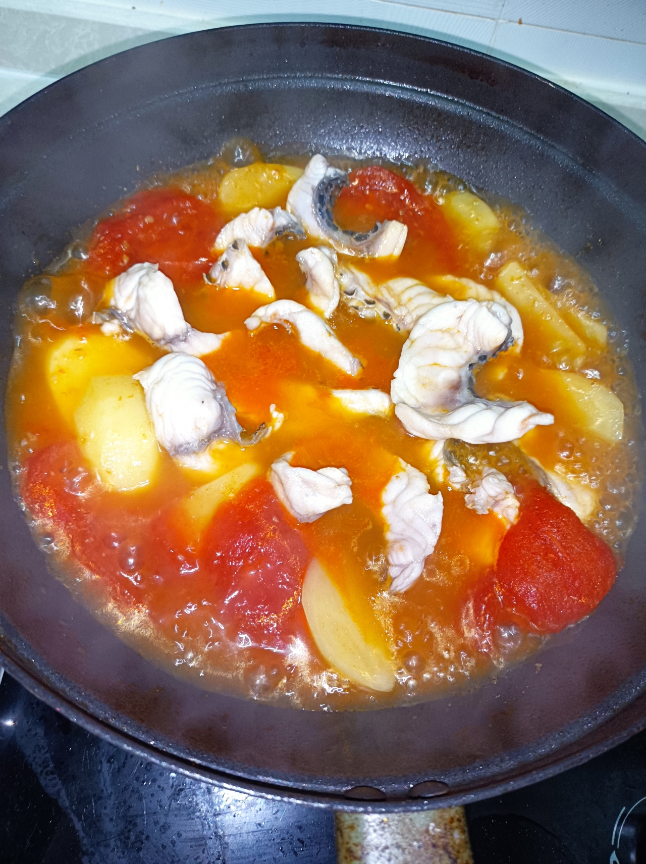 番茄酸汤鱼片汤