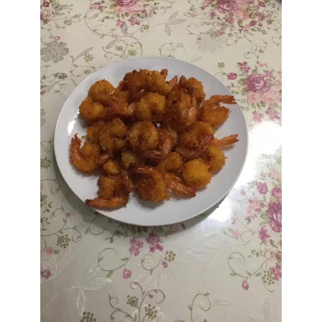 面包糠炸虾