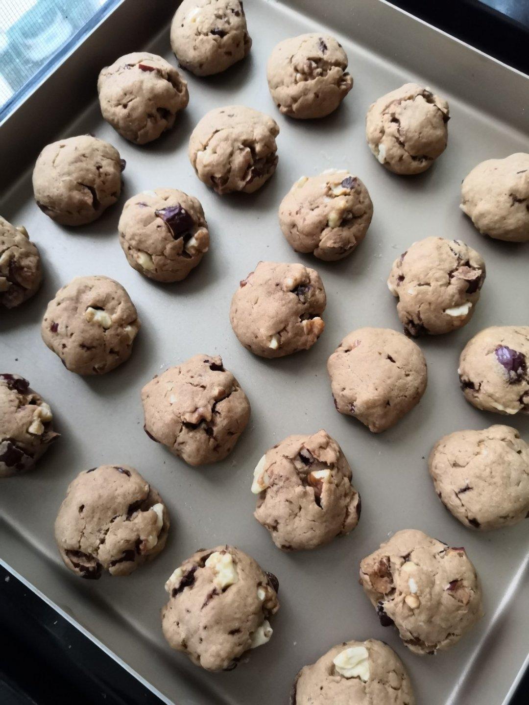 红枣红糖核桃饼干