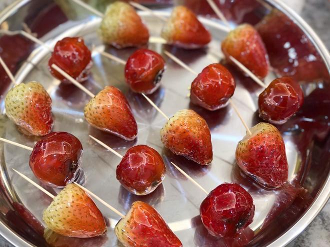 冰糖葫芦&草莓的做法
