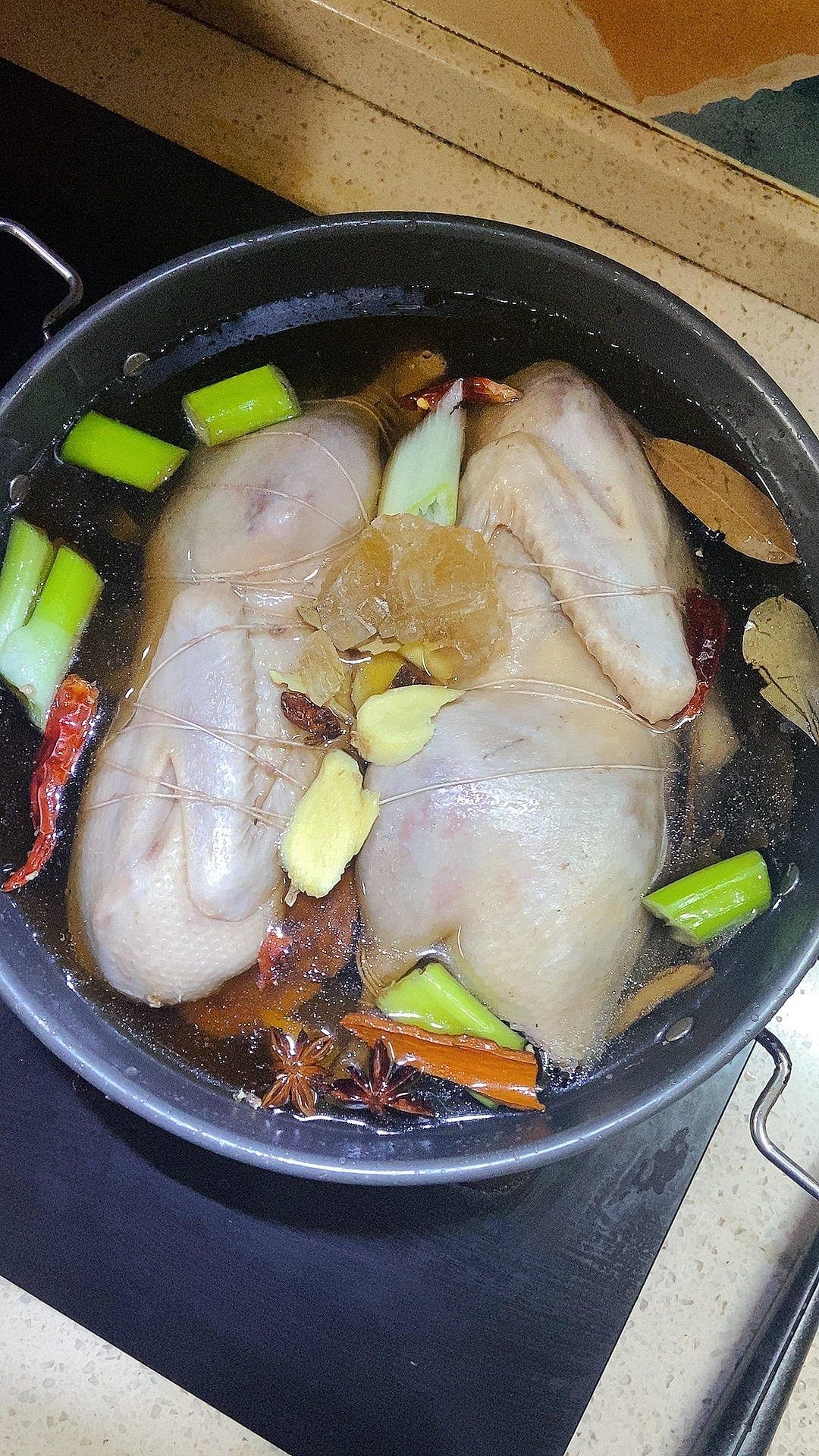年夜饭系列菜：红烧炖鸭（二）