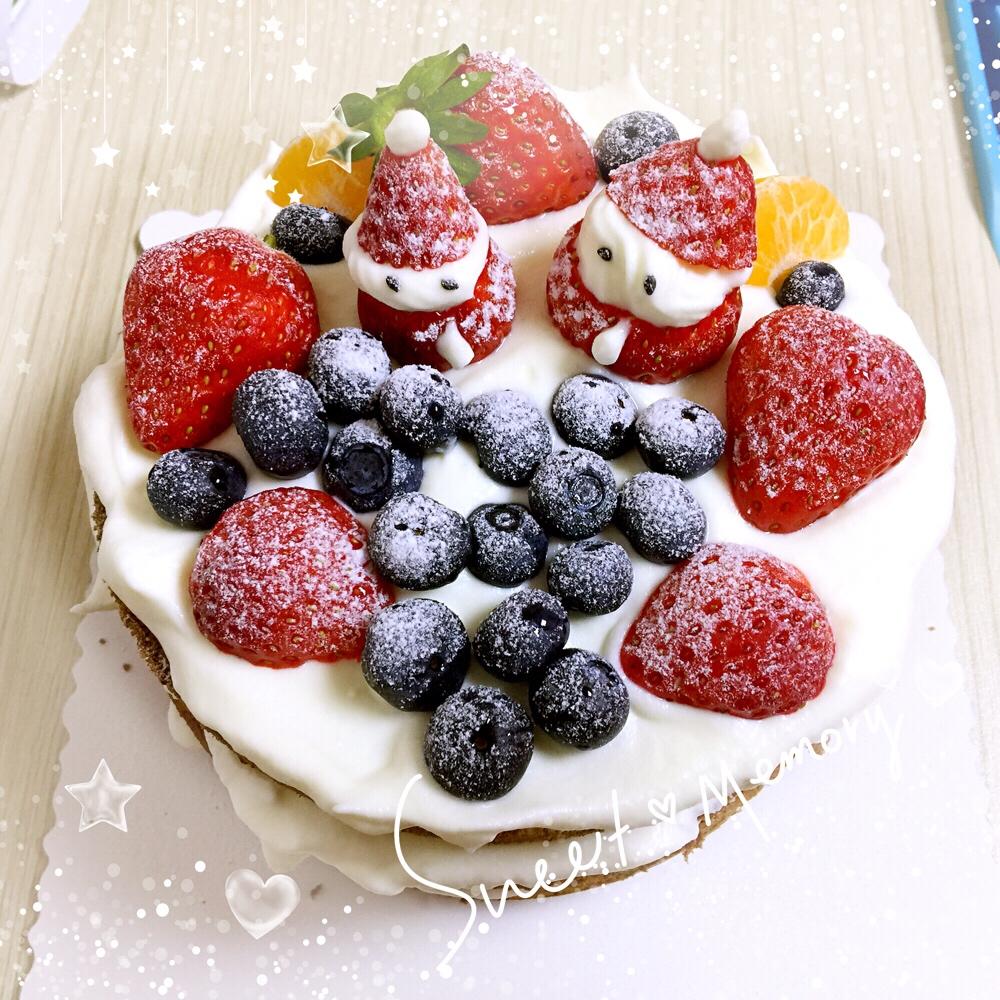 圣诞呆萌裸蛋糕