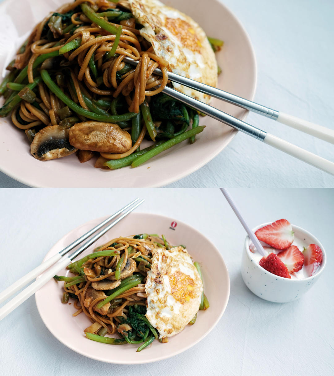 Sunsun起床吃早饭！
