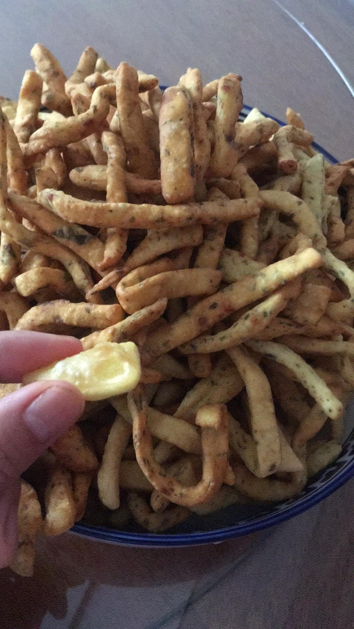 健康又补钙的小零食——海苔虾条