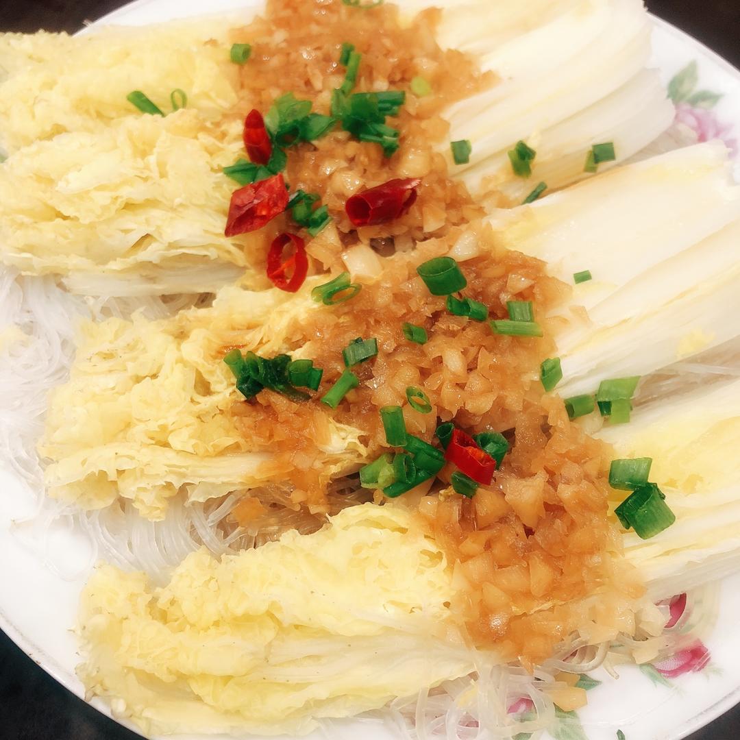 蒜蓉粉丝蒸娃娃菜